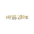 Mixed-Cut Bezel Diamond Tennis Bracelet- view 1