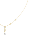 Petite Diamond Drop Necklace- view 6