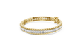 Emerald-Cut Diamond Tennis Bracelet- view 1