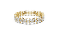 Marquise Floral Cluster Diamond Bracelet- view 1