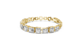 Tennisarmband met radiantgeslepen diamanten — aanzicht 1