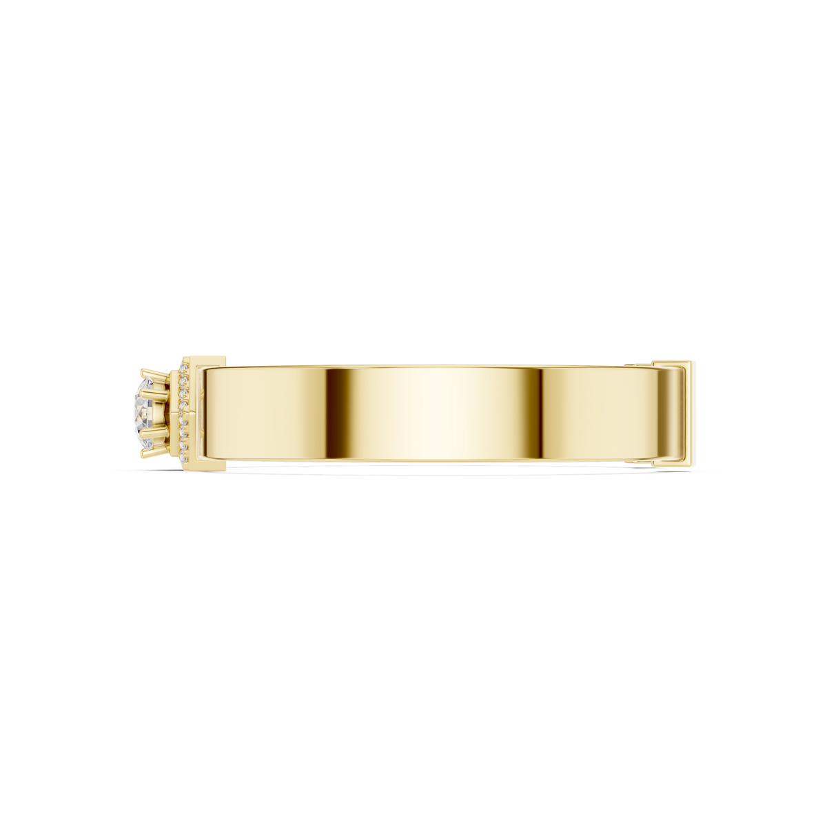 Men���s Diamond ID Cuff Bracelet- view 6