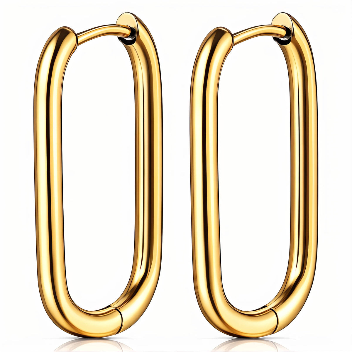 Sora Sculpted Oval Hoops by Michaely – view 1