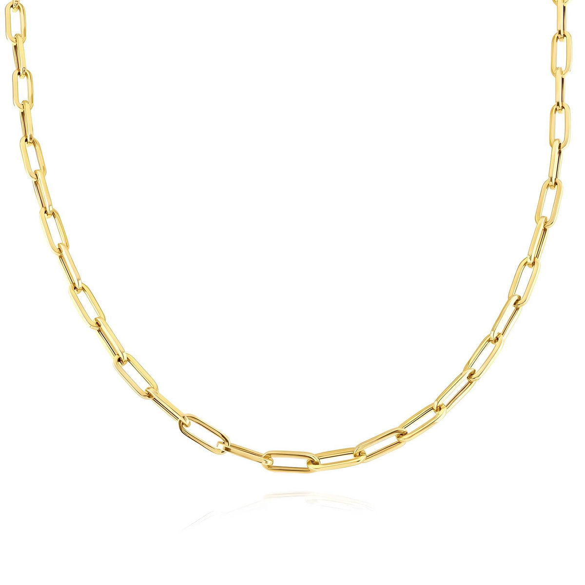 Cora Paperclip Chain Necklace by Michaely – view 1