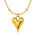 Amour Sculpted Heart Necklace by Michaely – view 1