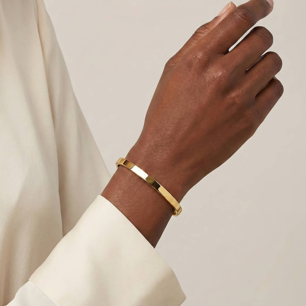 Mila Engravable Bangle by Michaely – view 6