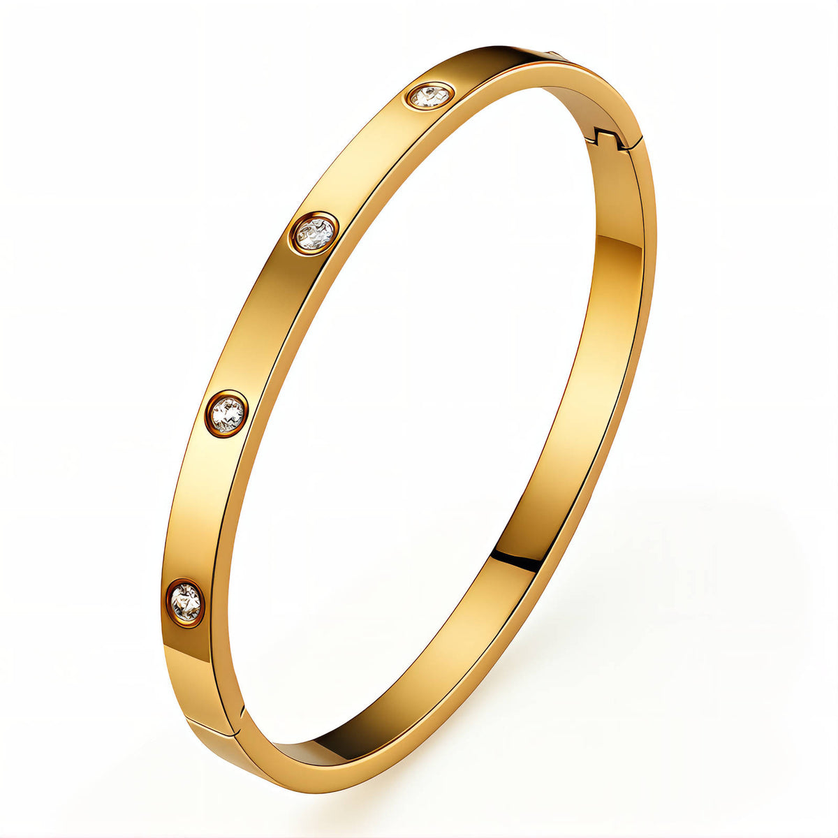 Celeste Crystal Bangle by Michaely – view 1
