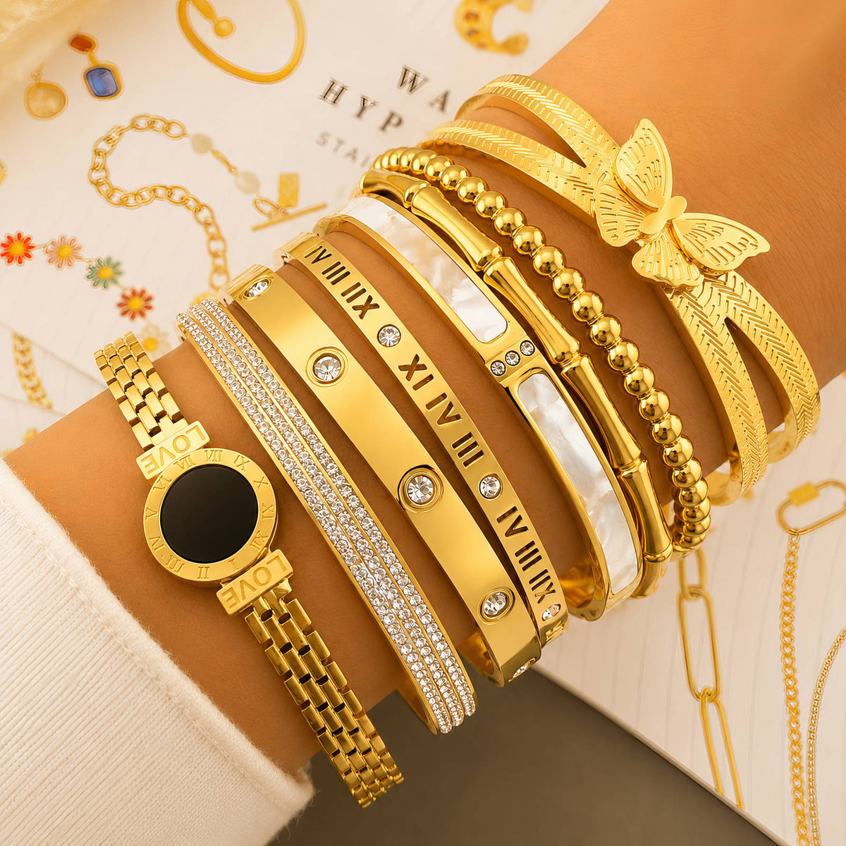 Bambu Sculpted Bracelet by Michaely – view 2