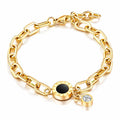 Noa Medallion Link Bracelet by Michaely – view 1
