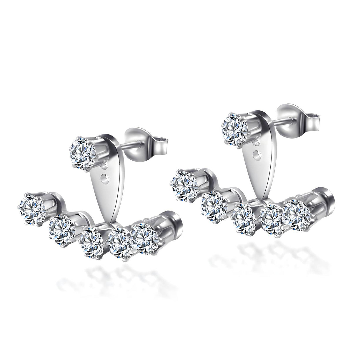 Celeste Crystal Ear Jackets by Michaely – view 1