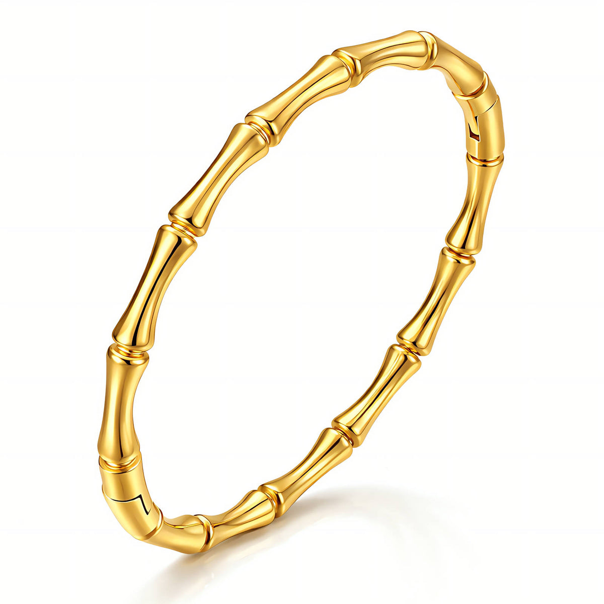 Bambu sculpturale armband van Michaely — aanzicht 1
