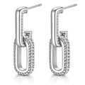 Lyra Link Drop Earrings by Michaely – view 1