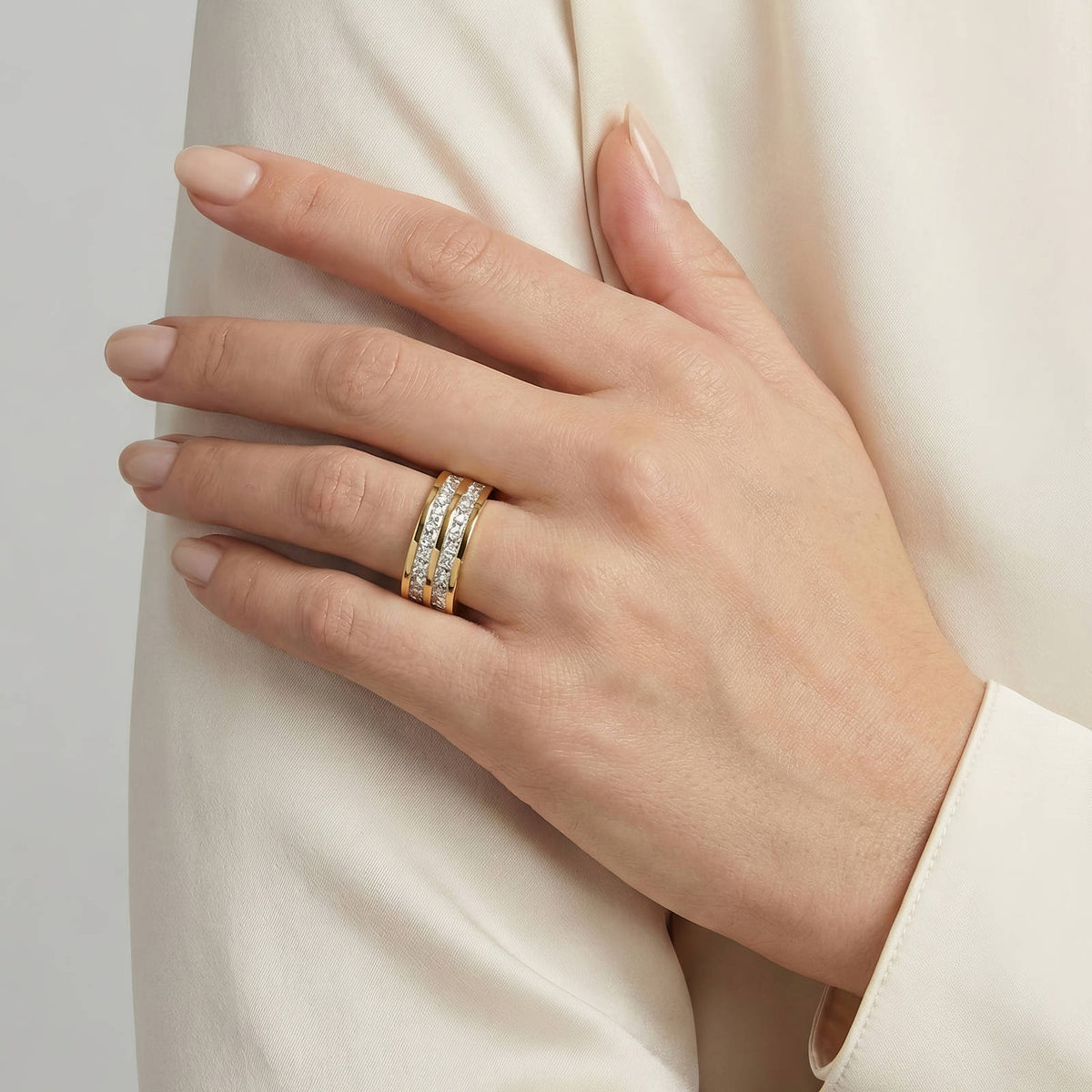 Celeste Triple Band Ring by Michaely – view 4