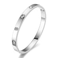 Astra Crystal Station Bangle by Michaely – view 1