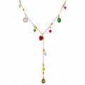 Prism Gemstone Lariat Necklace by Michaely – view 1