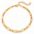 Cora Paperclip Anklet by Michaely – view 1