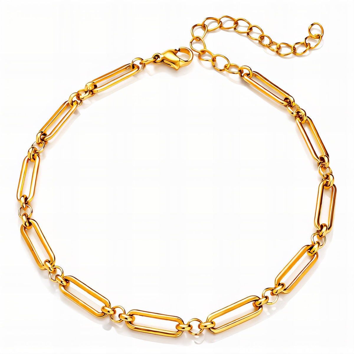 Cora Paperclip Anklet by Michaely – view 1