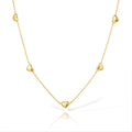 Amour Heart Station Necklace by Michaely – view 1