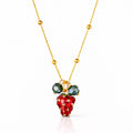 Fraise Strawberry Necklace by Michaely – view 1