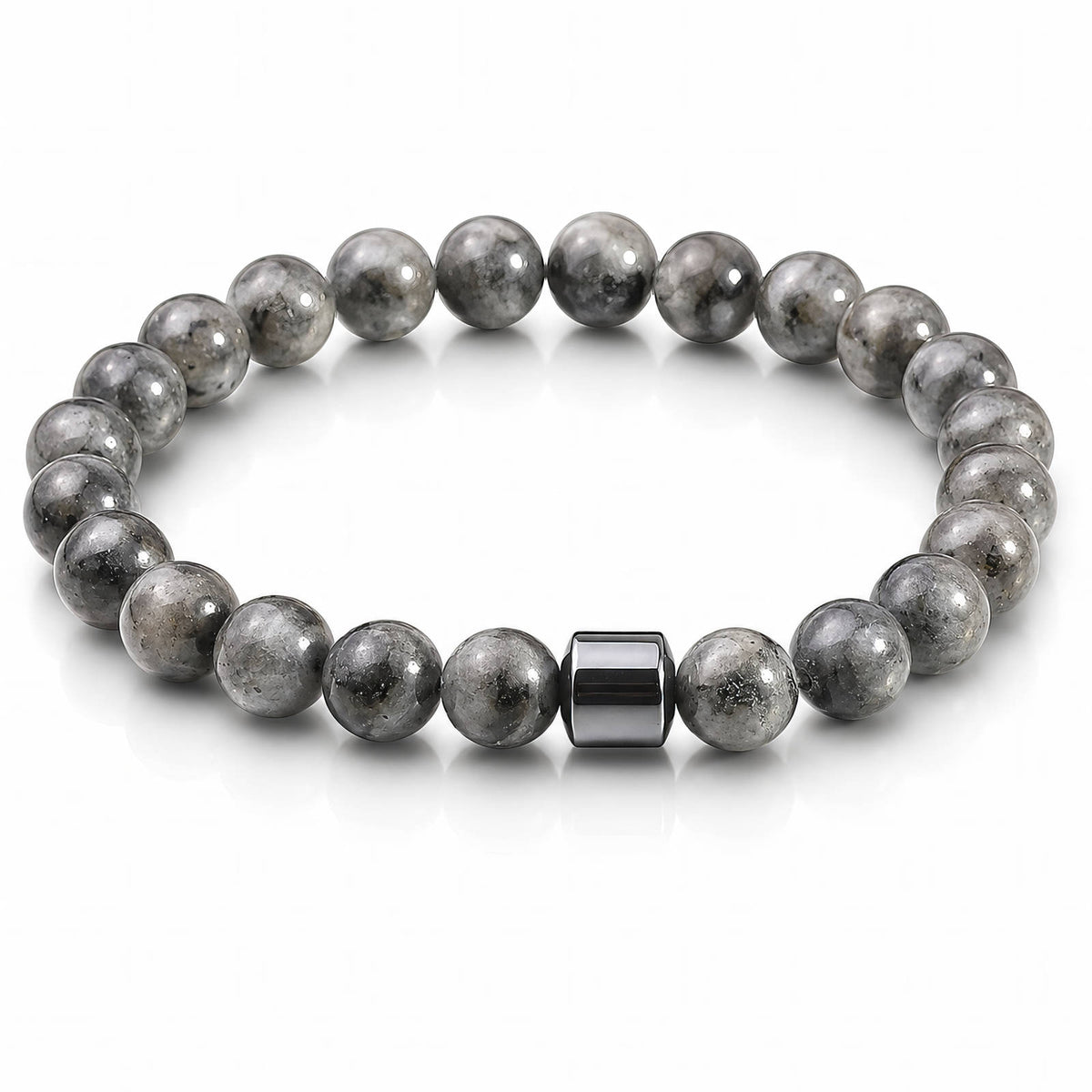 Atlas kralenarmband met labradoriet van Michaely — aanzicht 1