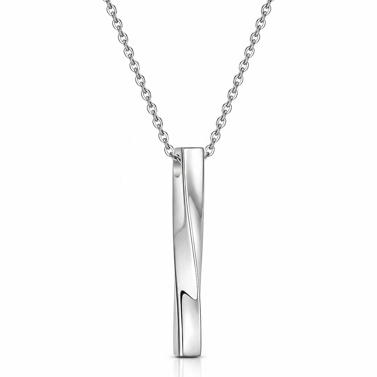 Atlas Sculpted Bar Necklace by Michaely – view 1