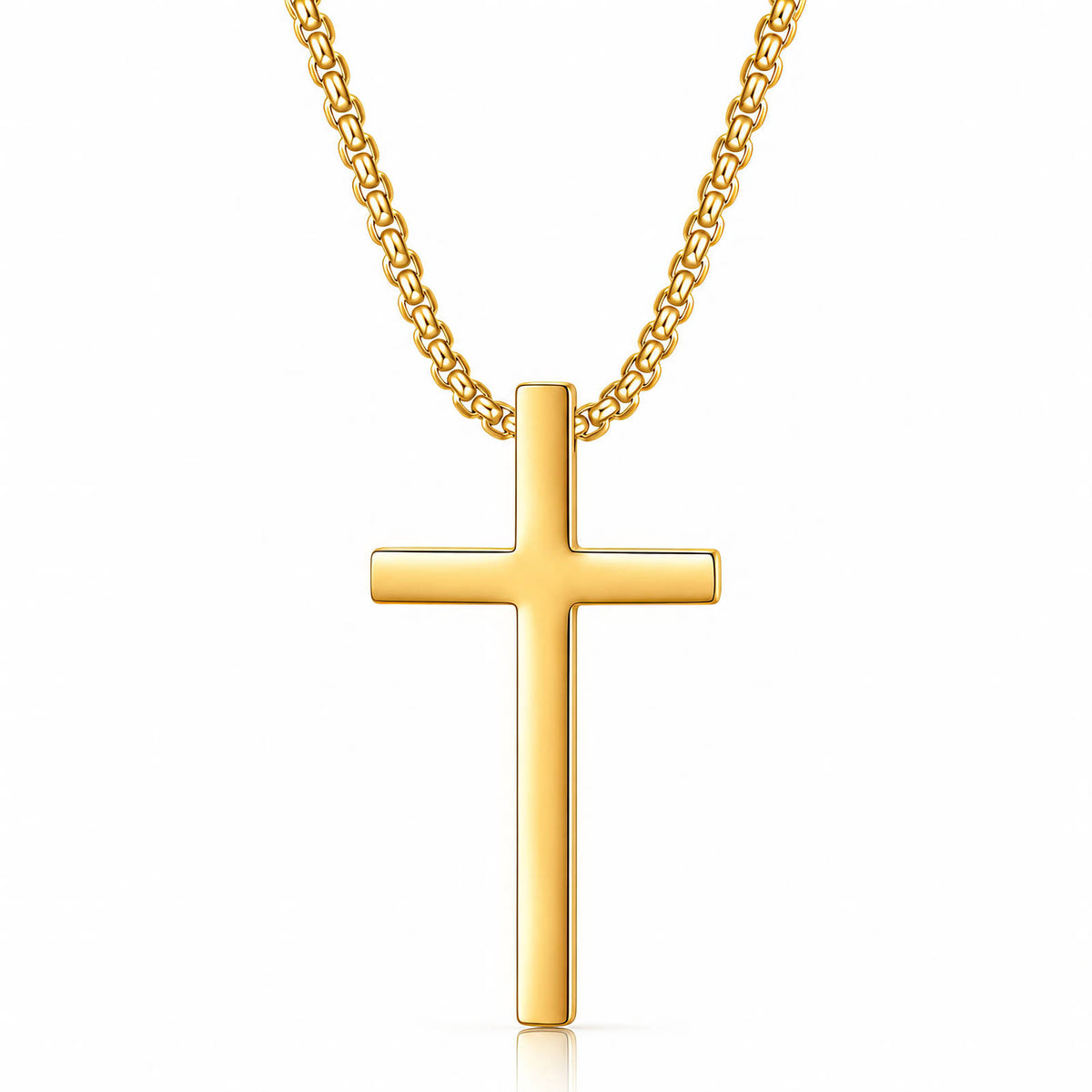 Atlas Classic Cross Necklace by Michaely – view 1