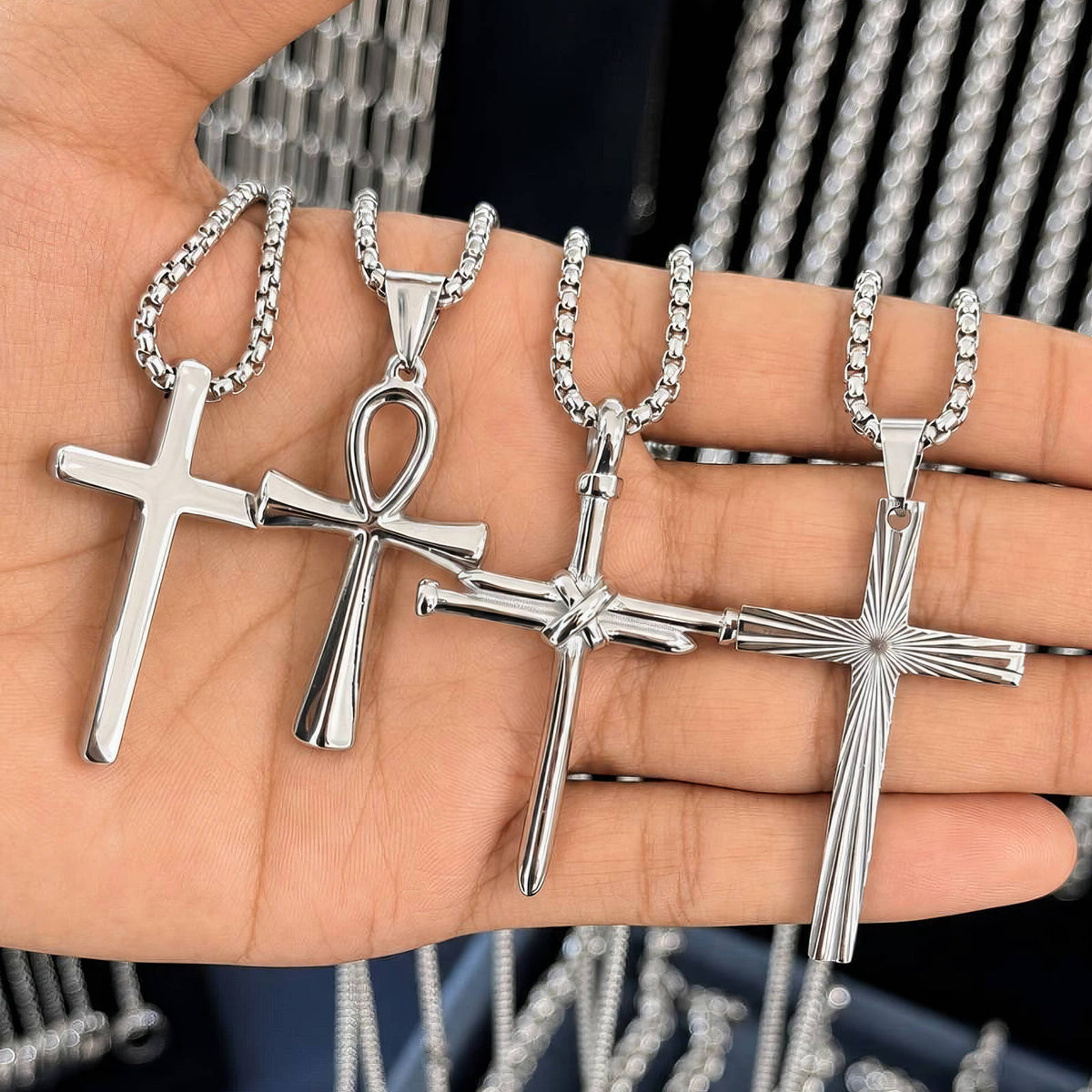 Atlas Ankh Pendant Necklace by Michaely – view 2