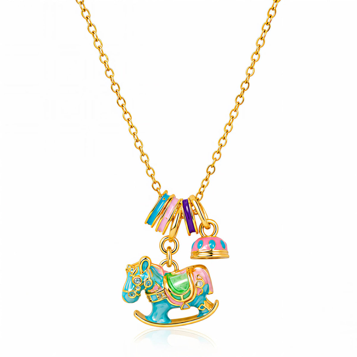 Carousel Charm Necklace by Michaely – view 1