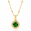 Esme Halo Pendant Necklace by Michaely – view 1