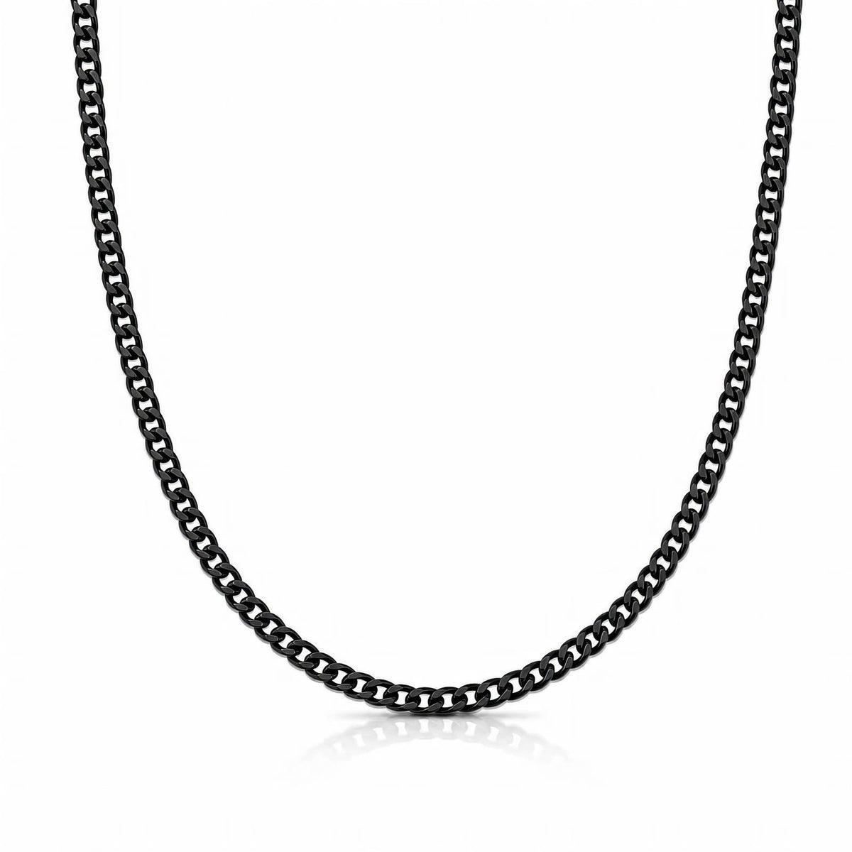 Noire Fine Curb Chain Necklace by Michaely – view 1